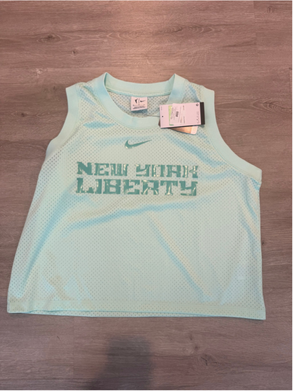 Women's Nike New York Liberty WNBA Jersey, XL, Light Green